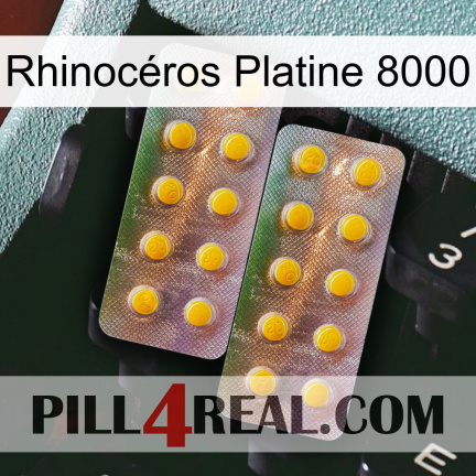 Rhinocéros Platine 8000 new10